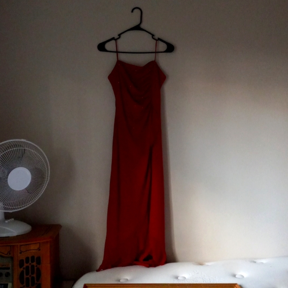 A red dress